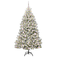 Albero di Natale artificiale Verde e Bianco 180 cm 3395750