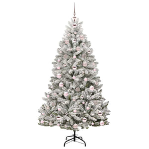Albero di Natale artificiale Verde e Bianco 180 cm 3395750