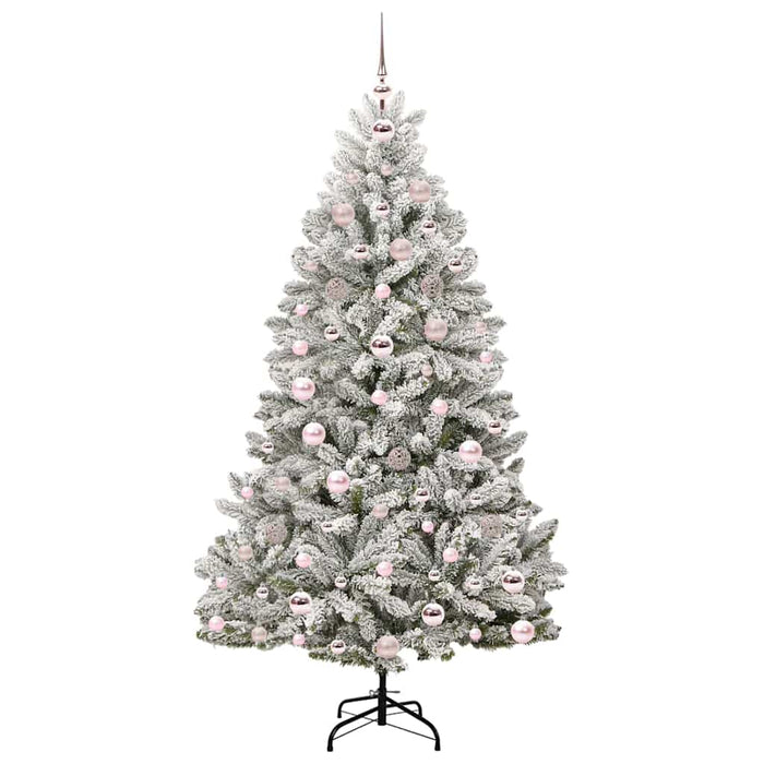 Albero di Natale artificiale Verde e Bianco 180 cm 3395750