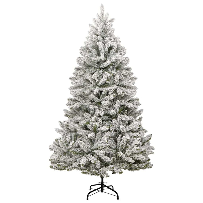 Albero di Natale Artificiale-Albero Natalizio con 300 LED Verde e Bianco 180 cm 135904