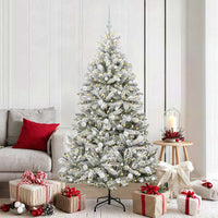 Albero di Natale artificiale Verde e Bianco 180 cm 3395751