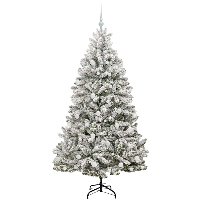 Albero di Natale artificiale Verde e Bianco 180 cm 3395751