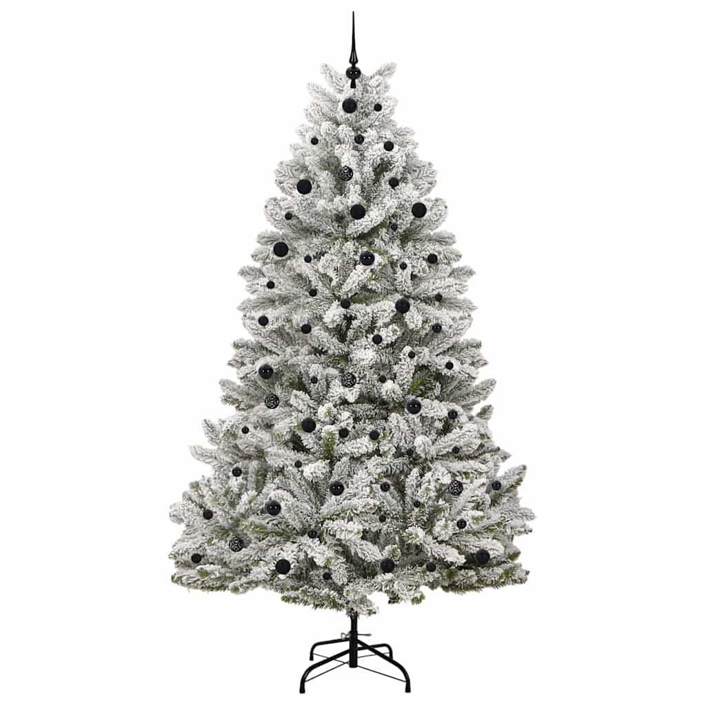 Albero di Natale artificiale Verde e Bianco 240 cm 3395767