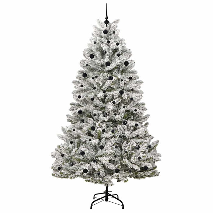Albero di Natale artificiale Verde e Bianco 240 cm 3395767