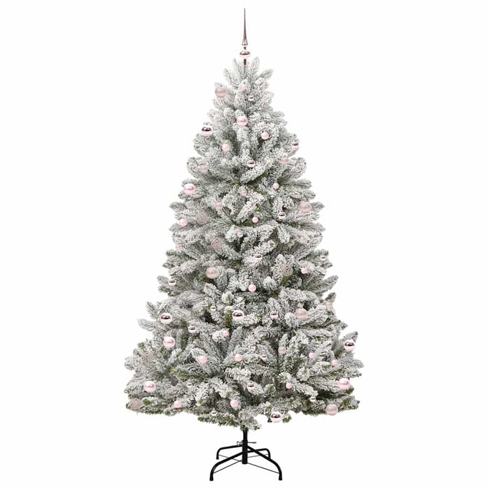 Albero di Natale artificiale Verde e Bianco 240 cm 3395768