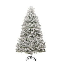 Albero di Natale artificiale Verde e Bianco 240 cm 3395769