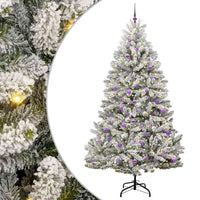 Albero di Natale Artificiale-Albero Natalizio con 300 LED Verde e Bianco 240 cm 364315