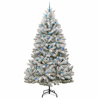 Albero di Natale artificiale con 300 LED Verde e Bianco 240 cm 3395773