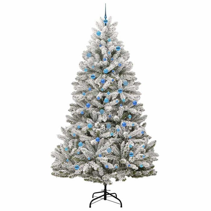 Albero di Natale artificiale con 300 LED Verde e Bianco 240 cm 3395773