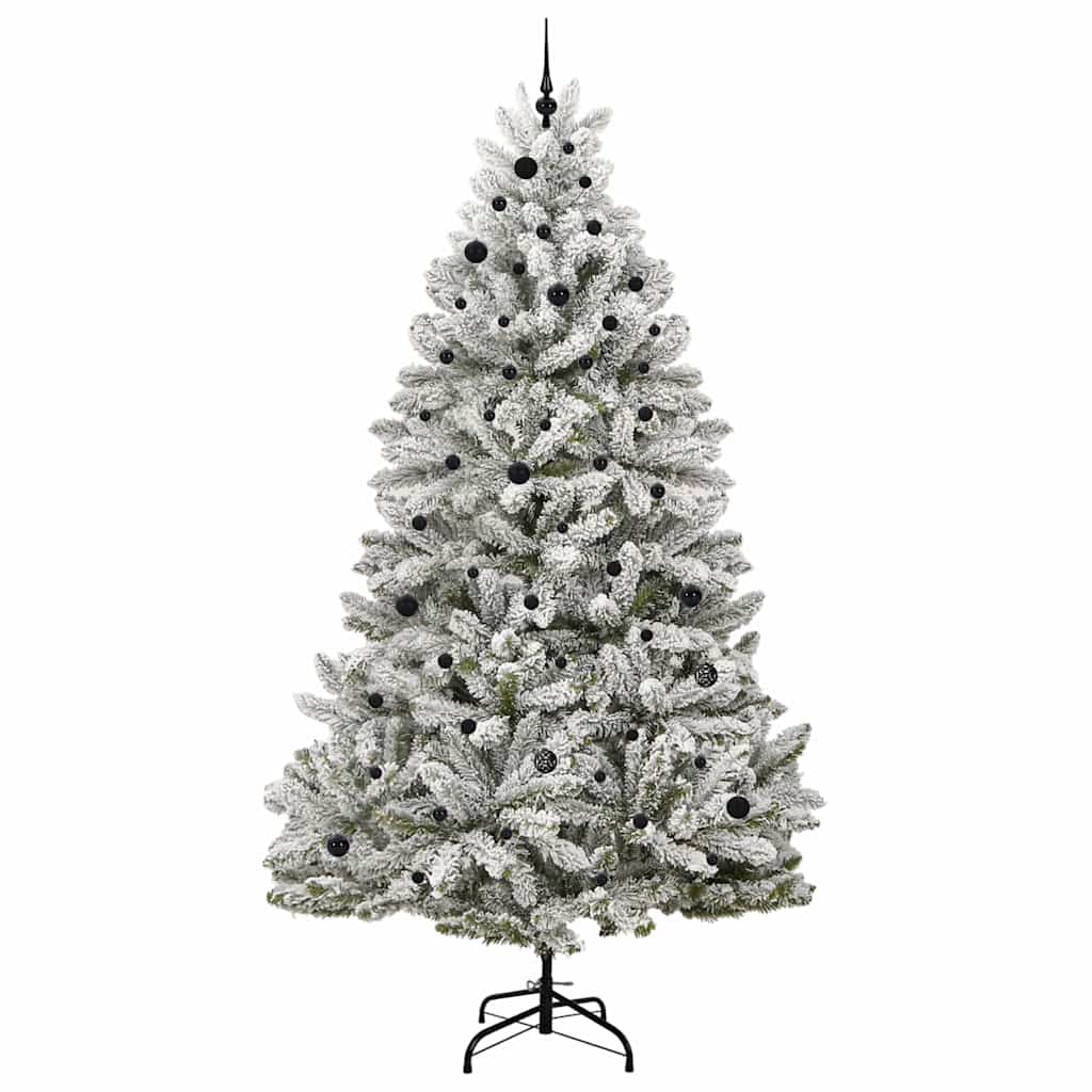 Albero di Natale artificiale Verde e Bianco 270 cm 3395776