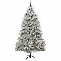 Albero di Natale artificiale Verde e Bianco 270 cm 3395776