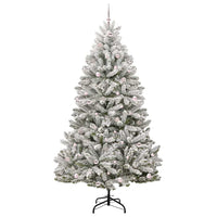 Albero di Natale artificiale Verde e Bianco 270 cm 3395777