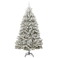 Albero di Natale artificiale Verde e Bianco 270 cm 3395778