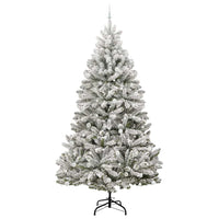 Albero di Natale artificiale Verde e Bianco 270 cm 3395778