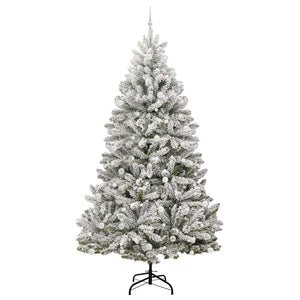 Albero di Natale artificiale Verde e Bianco 270 cm 3395778
