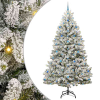 Albero di Natale Artificiale-Albero Natalizio con 300 LED Verde e Bianco 270 cm 813811