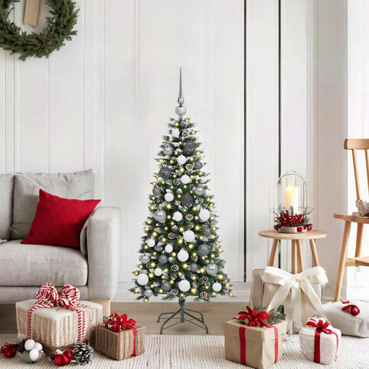 Albero di Natale artificiale Verde 120 cm PVC 3395795