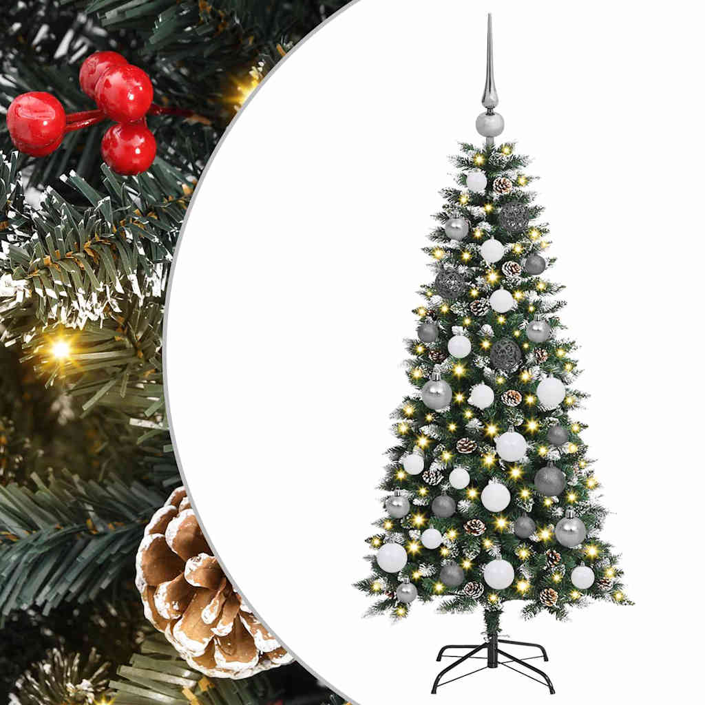 Albero di Natale artificiale Verde 120 cm PVC 3395795