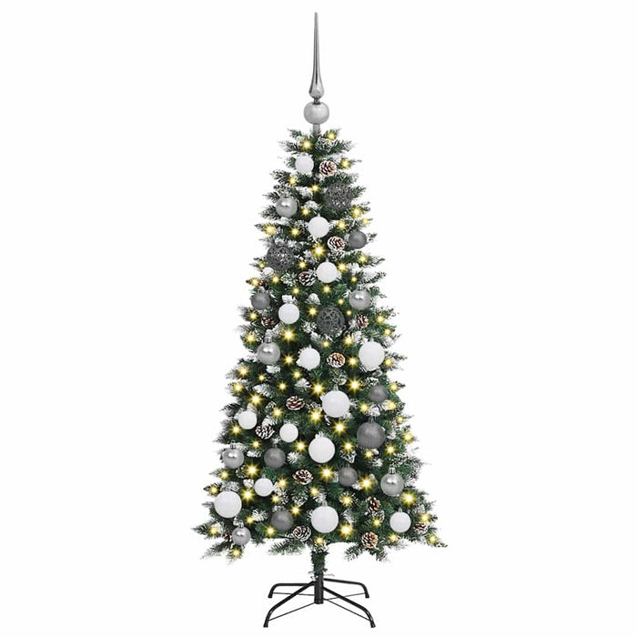 Albero di Natale artificiale Verde 120 cm PVC 3395795