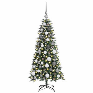 vidaXL Albero di Natale artificiale Verde 120 cm PVC