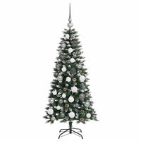Albero di Natale artificiale Verde 120 cm PVC 3395795