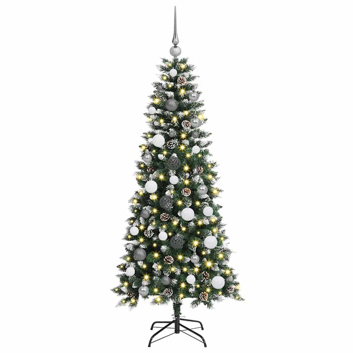 vidaXL Albero di Natale artificiale Verde 150 cm PVC