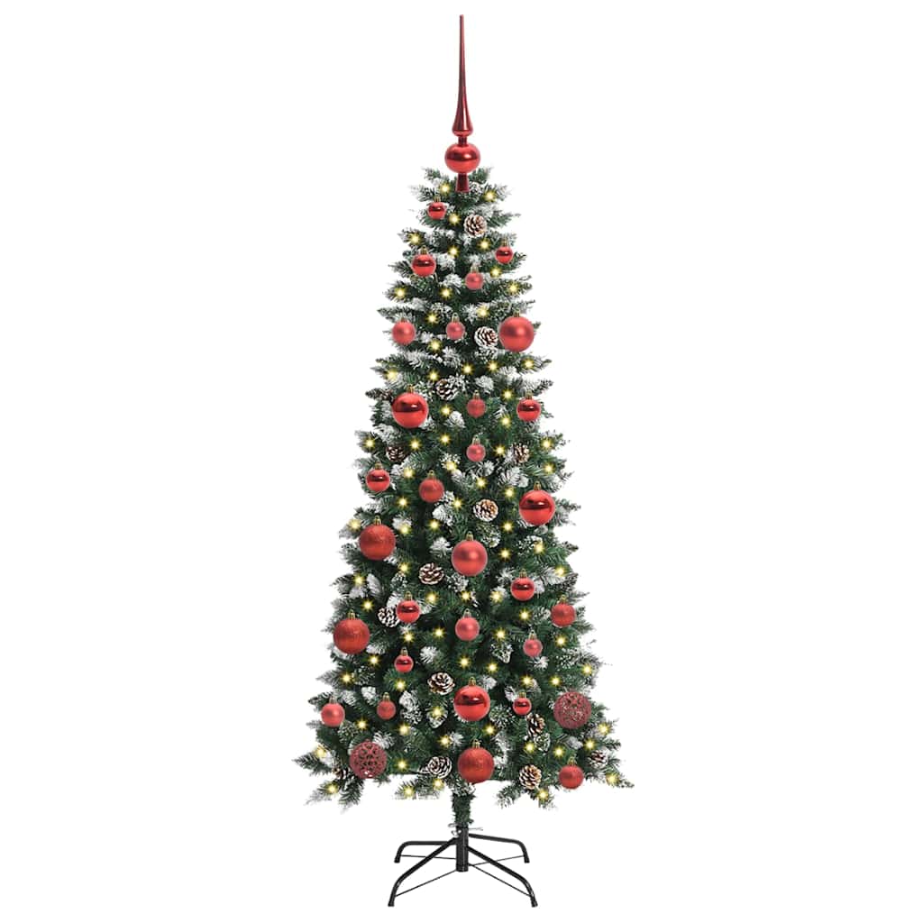 Albero di Natale artificiale con 150 LED Verde 66 x 66 x 150 cm 3395808