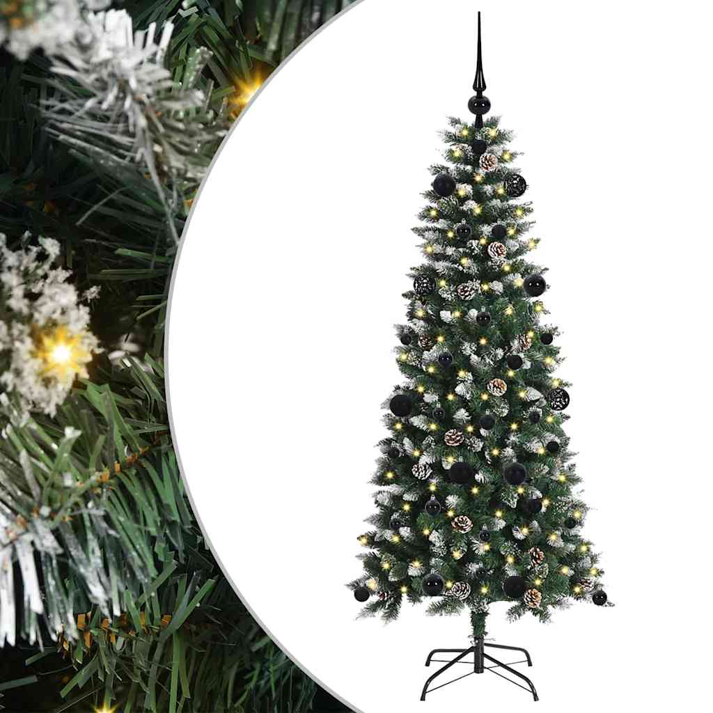 Albero di Natale artificiale con 150 LED Verde 66 x 66 x 150 cm 3395809