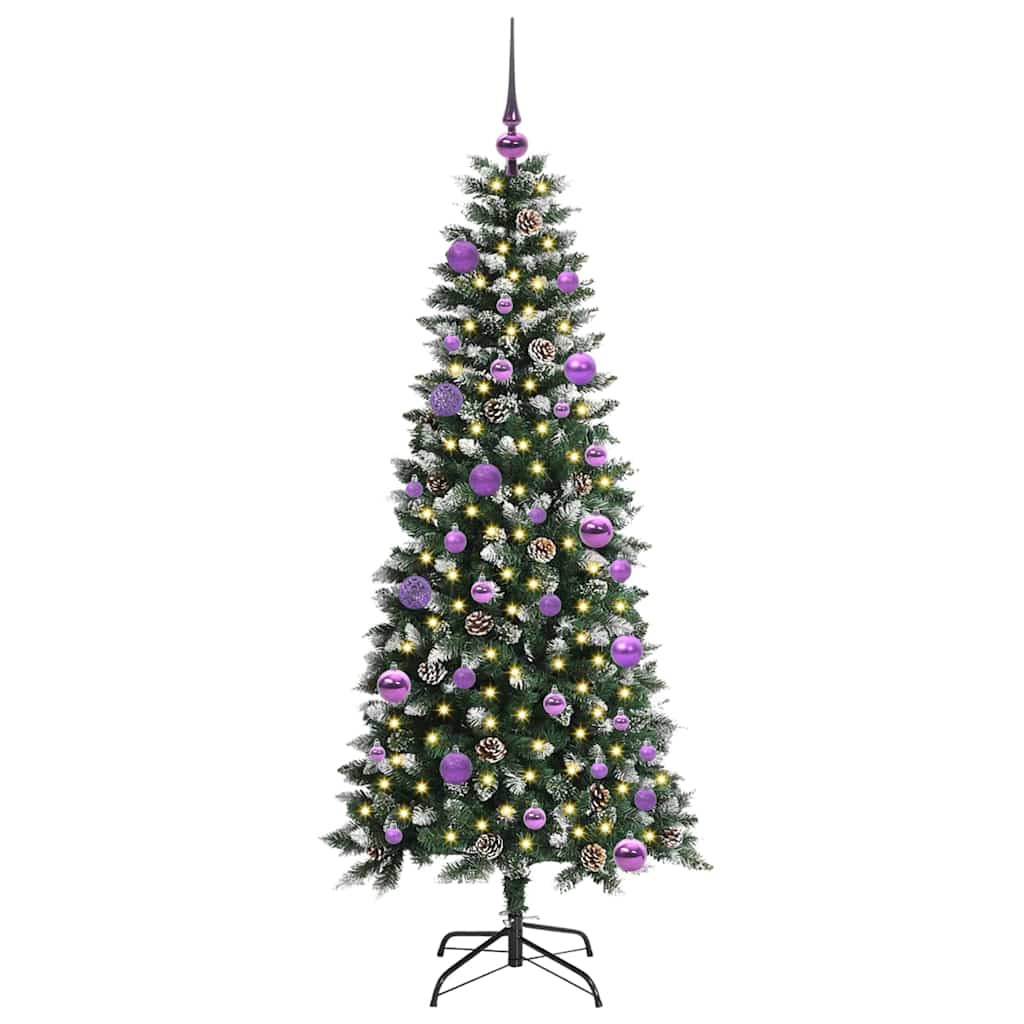 Albero di Natale artificiale con 150 LED Verde 66 x 66 x 150 cm 3395814