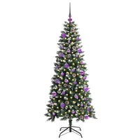 Albero di Natale artificiale con 150 LED Verde 66 x 66 x 150 cm 3395814
