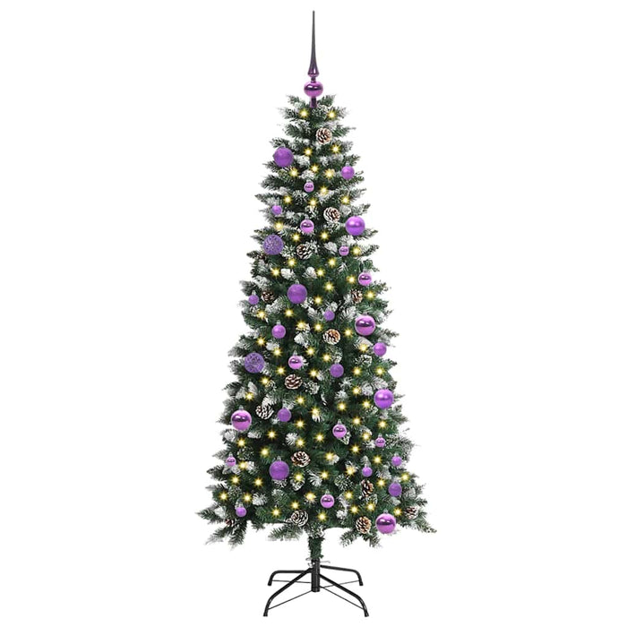 Albero di Natale artificiale con 150 LED Verde 66 x 66 x 150 cm 3395814