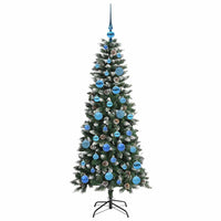 Albero di Natale artificiale con 150 LED Verde 66 x 66 x 150 cm 3395815