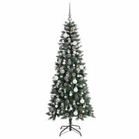 vidaXL Albero di Natale artificiale Verde PVC