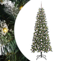 Albero di Natale Artificiale-Albero Natalizio con 300 LED Verde 180 cm 138280