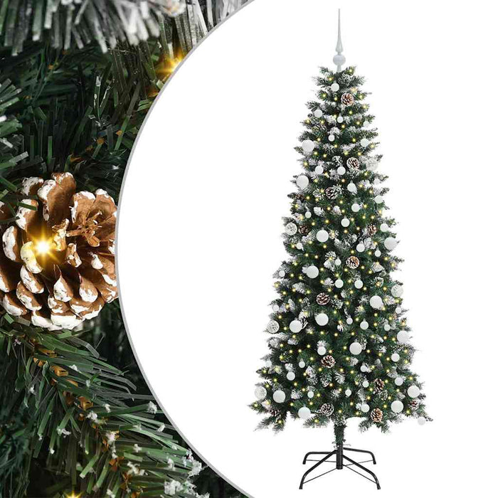 Albero di Natale artificiale con 300 LED Verde 76 x 76 x 180 cm 3395823