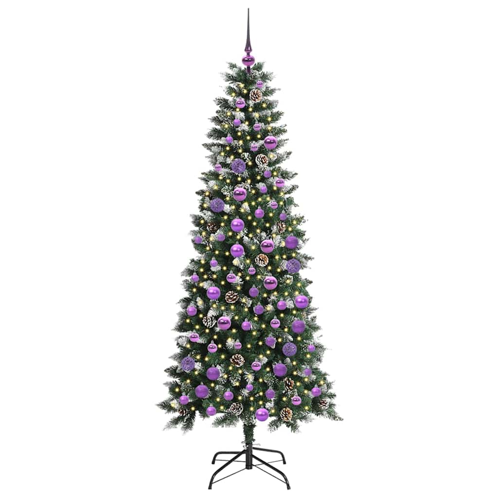 Albero di Natale artificiale con 300 LED Verde 76 x 76 x 180 cm 3395826