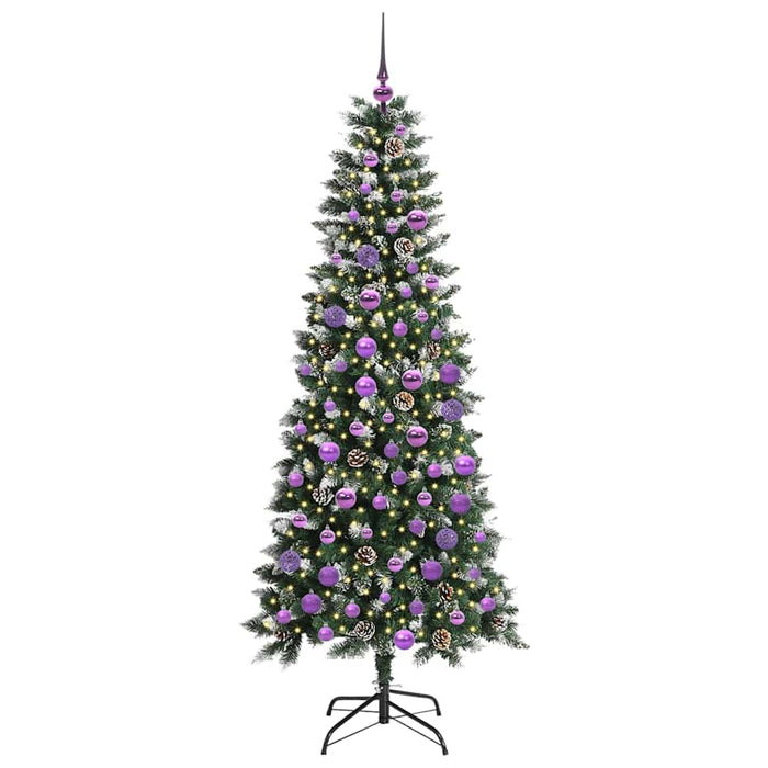 Albero di Natale artificiale con 300 LED Verde 76 x 76 x 180 cm 3395826