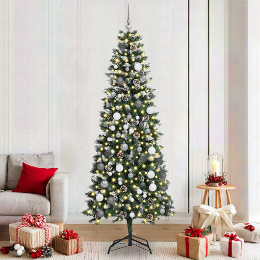 vidaXL Albero di Natale artificiale Verde PVC