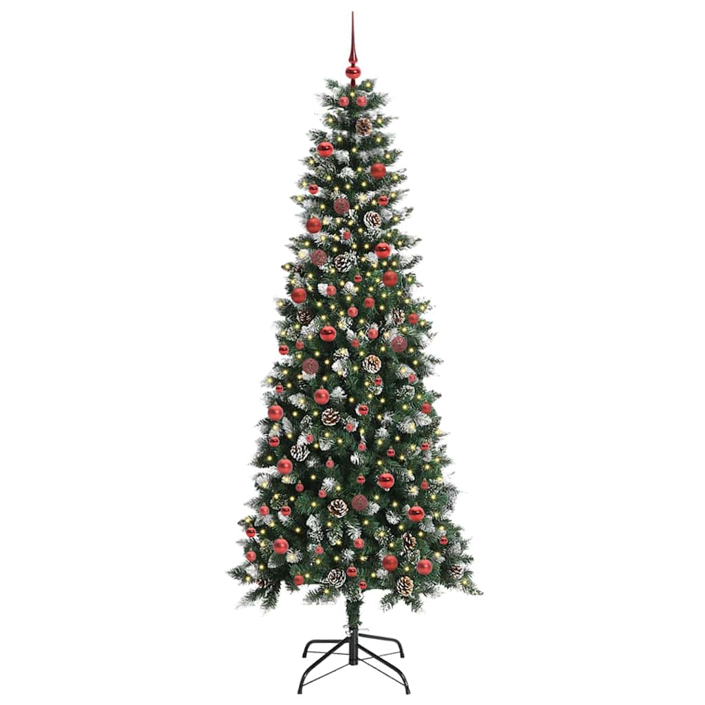 Albero di Natale artificiale con 300 LED Verde 86 x 86 x 210 cm 3395832