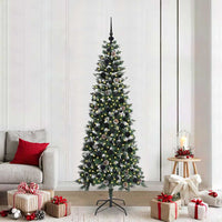 Albero di Natale artificiale con 300 LED Verde 86 x 86 x 210 cm 3395833