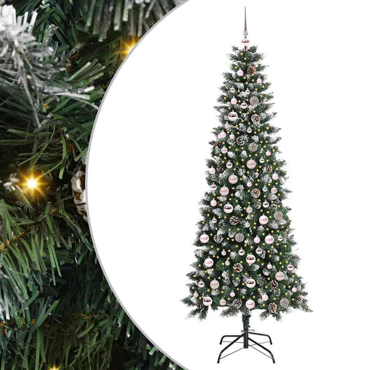 Albero di Natale artificiale con 300 LED Verde 86 x 86 x 210 cm 3395834