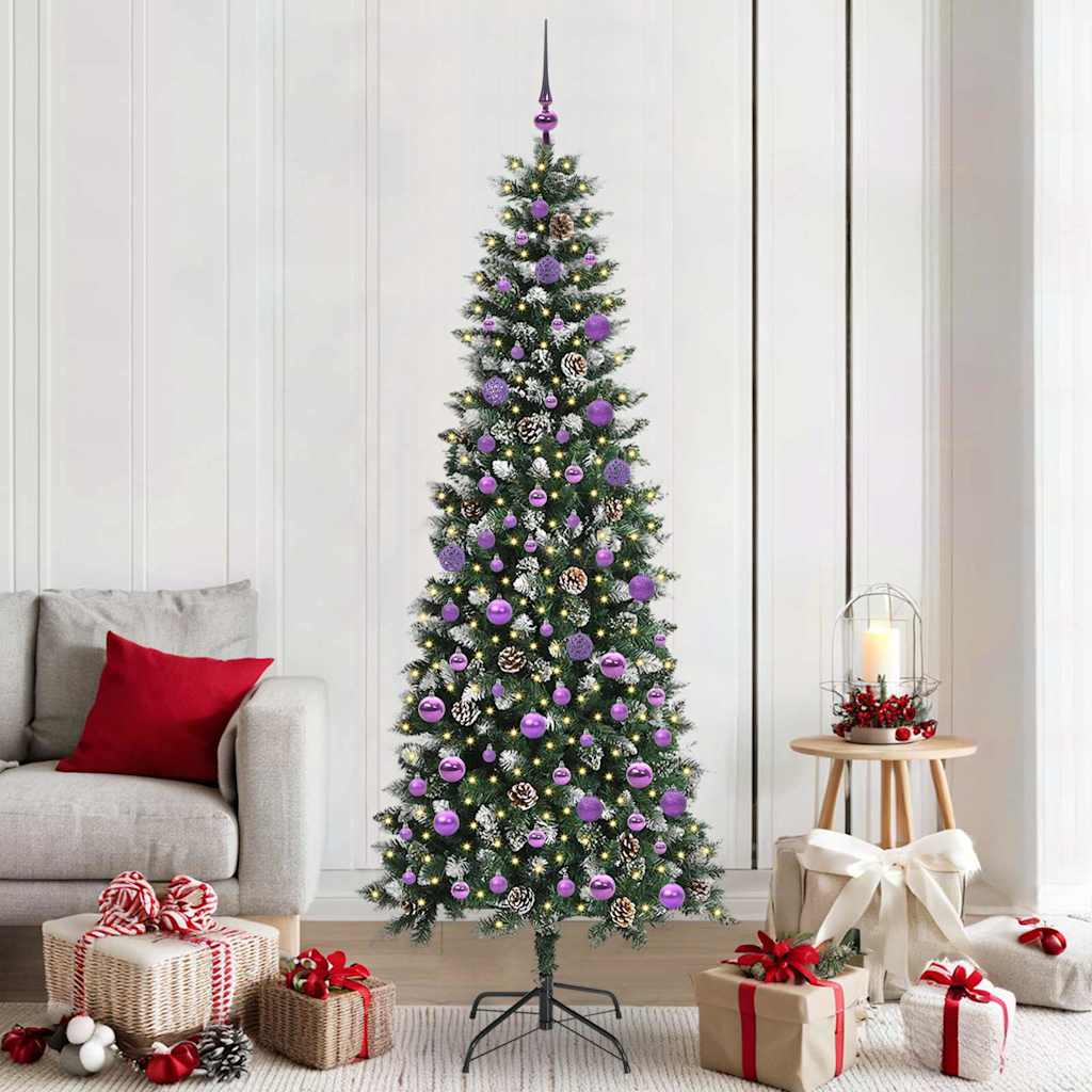 Albero di Natale artificiale con 300 LED Verde 86 x 86 x 210 cm 3395838