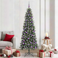 Albero di Natale artificiale con 300 LED Verde 86 x 86 x 210 cm 3395838