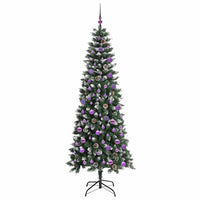 Albero di Natale artificiale con 300 LED Verde 86 x 86 x 210 cm 3395838