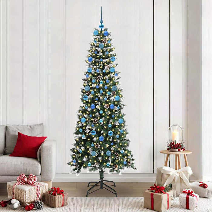 Albero di Natale artificiale con 300 LED Verde 86 x 86 x 210 cm 3395839