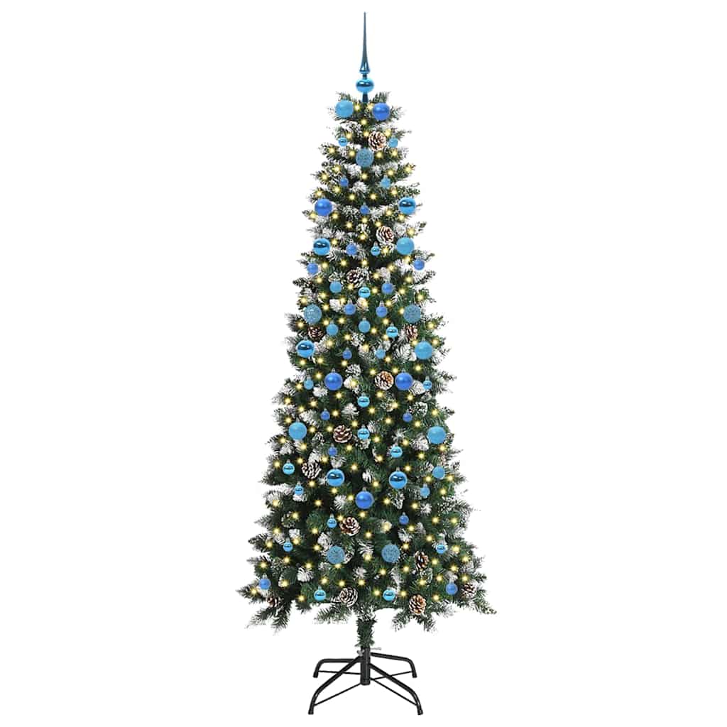 Albero di Natale artificiale con 300 LED Verde 86 x 86 x 210 cm 3395839