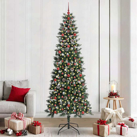 Albero di Natale artificiale con 300 LED Verde 96 x 96 x 240 cm 3395844