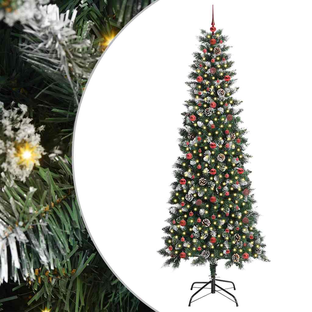 Albero di Natale artificiale con 300 LED Verde 96 x 96 x 240 cm 3395844