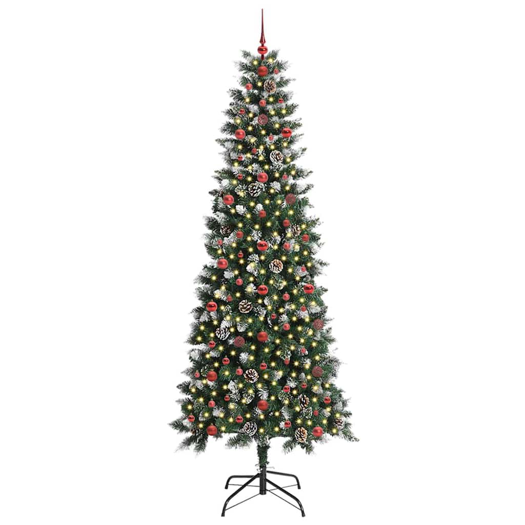 Albero di Natale artificiale con 300 LED Verde 96 x 96 x 240 cm 3395844