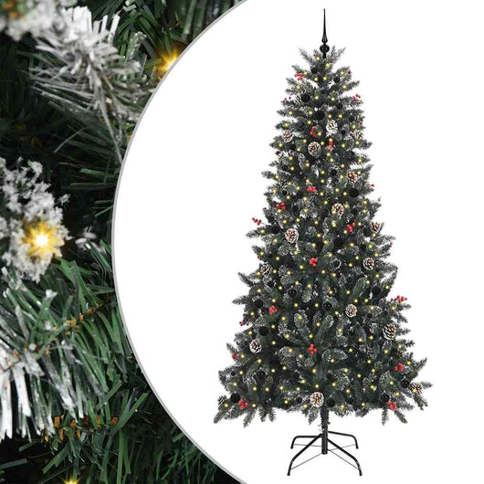 Albero di Natale artificiale con 300 LED Verde 96 x 96 x 240 cm 3395845